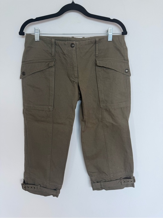 Development Pants - Army Green Cargo Cropped Capri Pants Size 8